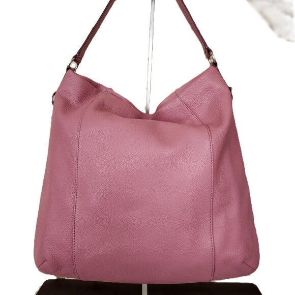Like New Coach Madison Isabelle Pink Leather Shoulder Bag Purse - Picture 5 of 17